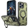 Hybrid Armor Trendy kryt s MagSafe pro iPhone 16 Pro Max - zelený