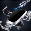 Držák do auta Gravity pro smartphone do větrací mřížky stříbrný (YC08)