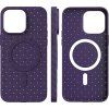 Woven kryt MagSafe pro iPhone 15 Pro Max - fialový