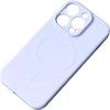 Silikonový kryt kompatibilní s MagSafe pro iPhone 15 Pro Max - modrý