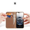 Pouzdro Dux Ducis Hivo pro iPhone 16e s flipem a RFID ochranou - hnědé