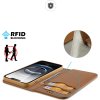 Pouzdro Dux Ducis Hivo pro iPhone 16e s flipem a RFID ochranou - hnědé