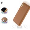 Pouzdro Dux Ducis Hivo pro iPhone 16e s flipem a RFID ochranou - hnědé