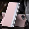 Pouzdro Sleep Case Pro pro iPhone 16e s klopou a stojánkem - růžové