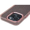 Třpytivý kryt pro iPhone 16e - růžový