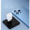 Dudao A4EU USB-A 2.1A síťová nabíječka - bílá + USB-A - Lightning kabel