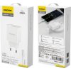 Dudao A4EU USB-A 2.1A nabíjačka do siete - biela + kábel USB-A - micro USB