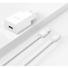 Dudao A4EU USB-A 2.1A nabíjačka do siete - biela + kábel USB-A - micro USB