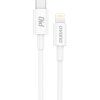 Kabel Dudao L6X USB-C - Lightning PD 20W 1m - bílý