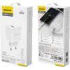 Dudao A20EU USB-A 18W nabíječka do zásuvky - bílá + kabel USB-A - USB-C