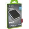Bezdrátová powerbanka SBS TEBB5000MAG1CK 5000 mAh USB-C, kompatibilní s MagSafe - černá