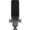 Univerzálny držiak do ventilácie s funkciou bezdrôtového nabíjania Cellularline Handy Wing, čierny