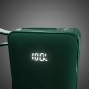 Powerbanka SBS 10000 mAh 20W so vstavaným USB-C káblom a digitálnym displejom - zelená
