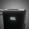 Powerbanka SBS 10000 mAh 20W so vstavaným USB-C káblom a digitálnym displejom - čierna