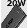 Powerbanka SBS TTBB10000FASTPD20K 10000 mAh 20W s funkciou Power Delivery - čierna