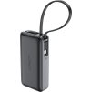 Powerbanka Acefast M7-10000 PD30W s vestavěným kabelem - černá