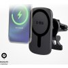 Držiak na smartfón SBS TESUPWIR15WMS s nabíjačkou kompatibilný s MagSafe - čierny