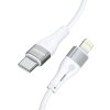 Wozinsky WSTCL2 Lightning / USB-C PD 27W kábel 2 m - biely