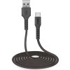 SBS TECABLETC3MTK Kabel USB-A - USB-C 3m - Černý