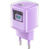 Nástenná nabíjačka Acefast A53 Sparkling series PD 30W GaN (fialová)