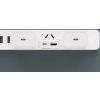 GaN Dudao A30EU 30W USB-A / USB-C nabíječka do zásuvky - bílá