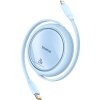 USB Cable Baseus Free2Pull USB-C to iP 20W 1m (blue)