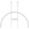 Baseus Superior Series 2 Fast Charging Datový Kabel USB-C - USB-C 30W 1m Moon White
