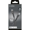SBS TECABLELIGTC1K USB-C - Lightning kabel 1m - černý