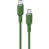 Kábel Acefast C2-03-CC USB-C - USB-C PD QC 60W 3A 480Mb/s 1,2 m - zelený