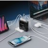 Wozinsky CGWCB 140W GaN nabíjačka do siete 3 x USB-C / 2 x USB-A - čierna