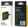 GaN Wozinsky WGCSB 240W USB-A / 3 x USB-C nástěnná nabíječka - černá