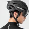 Cyklistická helma Rockbros s kšiltem, odnímatelné ochranné brýle s UV zářením, unisex - černá