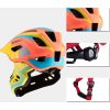 Dětská cyklistická helma Rockbros TT-32SOYB-S s odnímatelnou bradou, velikost S - žlutooranžová