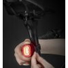 Zadné svetlo na bicykel Rockbros Q2S LED so systémom Smart Stop + kábel USB-C - USB-A - čierne