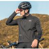 Cyklistický dres Rockbros 15400002002 s dlouhým rukávem podzim/zima M - černý