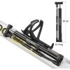 Rockbros 42322821001 podlahová pumpa na kolo - černá