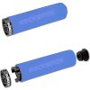 Houbovité rukojeti na řídítka Rockbros BT1001BLBK - modré a černé