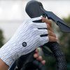 Cyklistické rukavice Rockbros Silniční Velikost: M - Černobílé