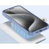 Kožený kryt Dux Ducis Lawa pro iPhone 15 Pro Max - modrý