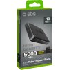 Powerbanka SBS NanoTube 5000 mAh s vysokou hustotou - čierna