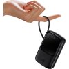 Powerbanka 10000mAh 20W Baseus Qpow Pro Overseas Edition + USB-C 3A kabel - černá