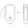 Powerbanka 10000mAh 20W Baseus Qpow Pro Overseas Edition + USB-C 3A kabel - černá