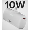 Powerbanka SBS EcoPower 5000 mAh 10W s vestavěným portem USB-C - bílá