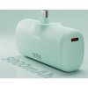 SBS EcoPower 5000 mAh 10W powerbanka so vstavaným USB-C portom - zelená