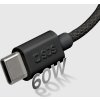 SBS Opletený kabel USB-C - USB-C 1,5m 60W - černý
