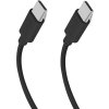 SBS Opletený kabel USB-C - USB-C 1,5m 60W - černý