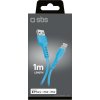 SBS TECABLEUSBIP589A USB-A - Lightning kábel - modrý
