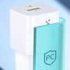 Wozinsky WWCEAC GaN USB-A USB-C 33W nabíječka do zásuvky - bílá