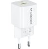 Wozinsky WWCEAC GaN USB-A USB-C 33W nabíjačka do steny - biela