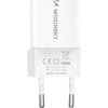 Wozinsky WWCEAC GaN USB-A USB-C 33W nabíjačka do steny - biela